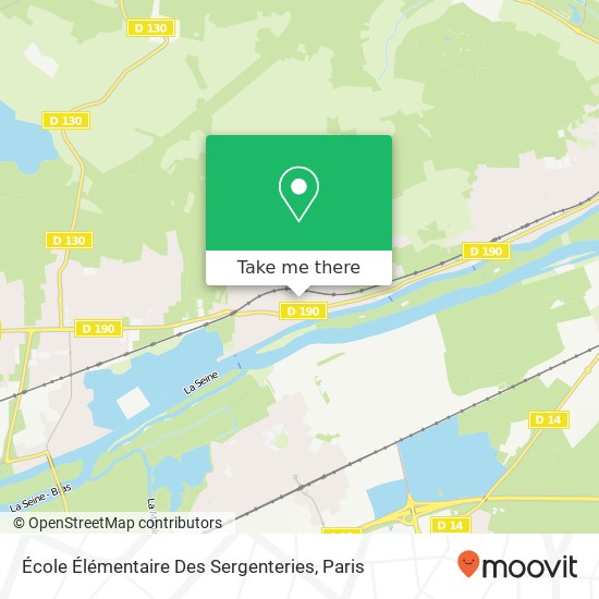 Mapa École Élémentaire Des Sergenteries