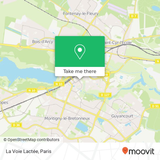 La Voie Lactée map