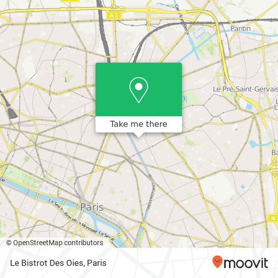 Le Bistrot Des Oies map