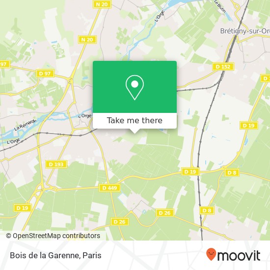 Bois de la Garenne map