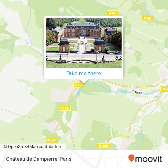 Mapa Château de Dampierre