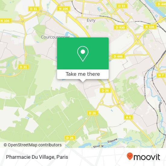 Mapa Pharmacie Du Village