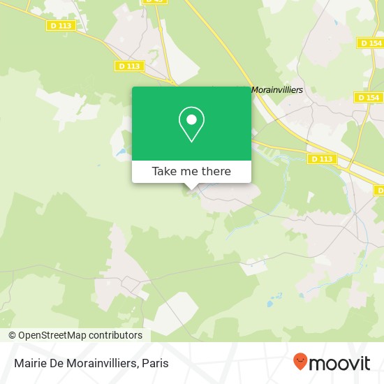 Mapa Mairie De Morainvilliers