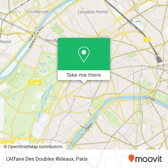 L'Affaire Des Doubles Rideaux map