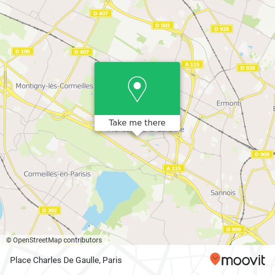 Mapa Place Charles De Gaulle