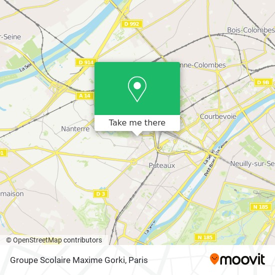 Groupe Scolaire Maxime Gorki map