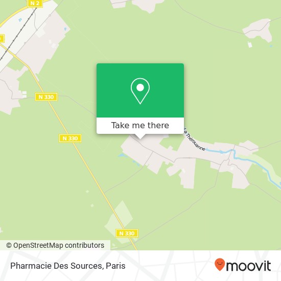 Pharmacie Des Sources map