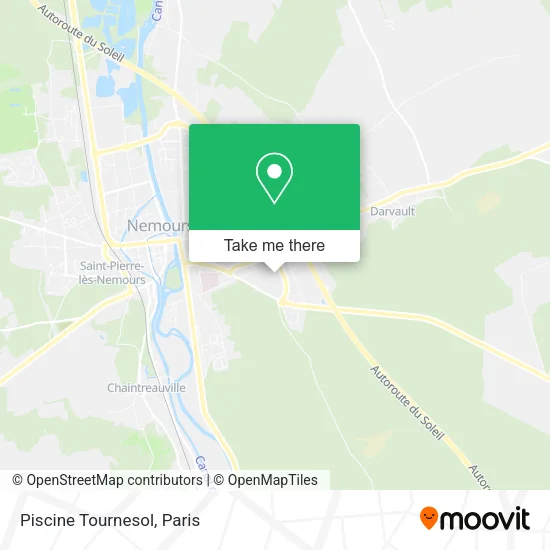 Piscine Tournesol map
