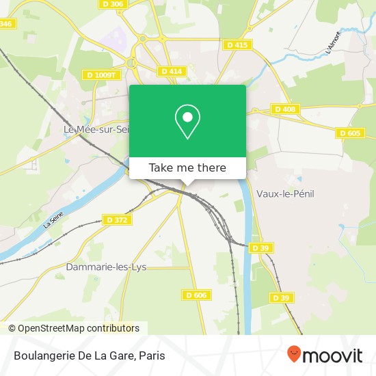 Mapa Boulangerie De La Gare