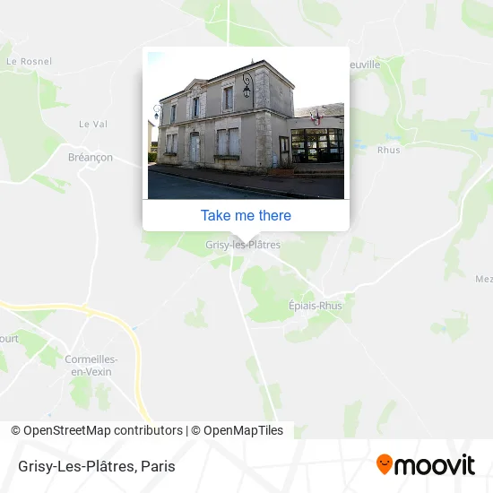 Grisy-Les-Plâtres map
