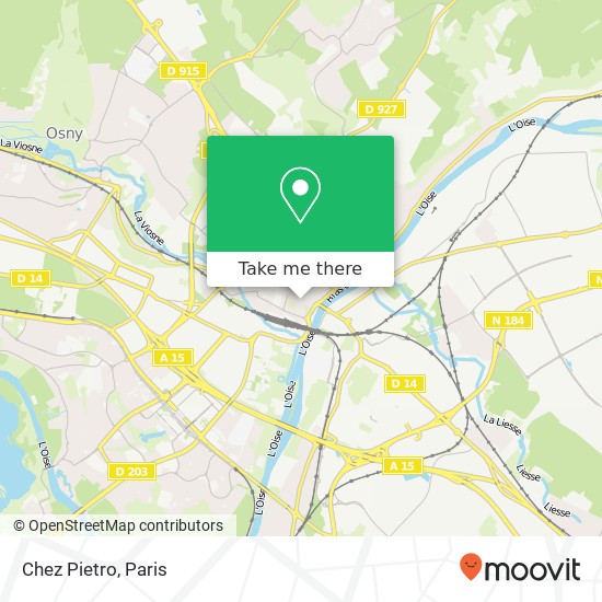 Chez Pietro map