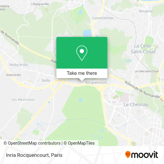 Inria Rocquencourt map