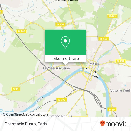 Mapa Pharmacie Dupuy