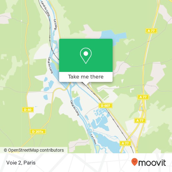 Mapa Voie 2