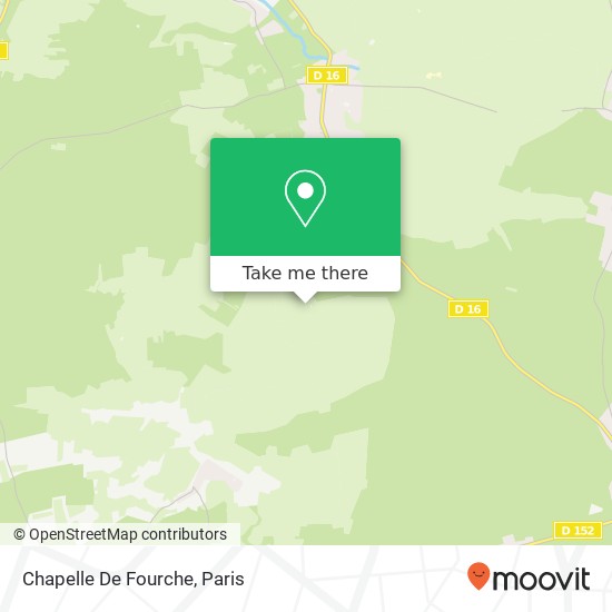 Chapelle De Fourche map