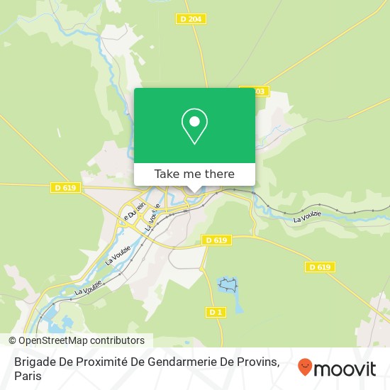 Brigade De Proximité De Gendarmerie De Provins map