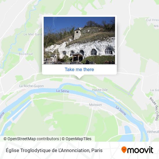 Église Troglodytique de L'Annonciation map