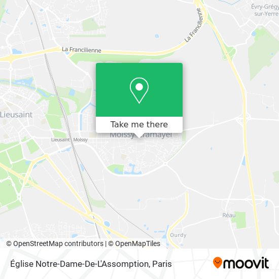 Mapa Église Notre-Dame-De-L'Assomption