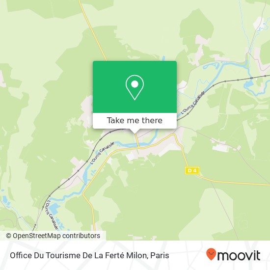 Mapa Office Du Tourisme De La Ferté Milon