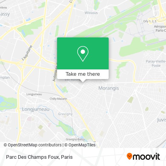 Parc Des Champs Foux map