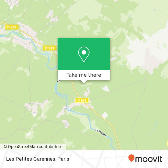 Mapa Les Petites Garennes