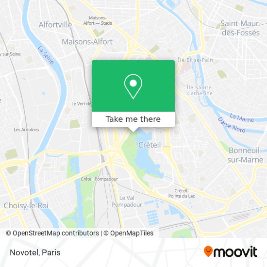 Novotel map