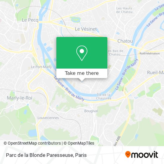Mapa Parc de la Blonde Paresseuse