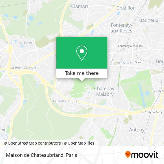 How To Get To Maison De Chateaubriand In Chatenay Malabry By Bus Rer Light Rail Or Metro