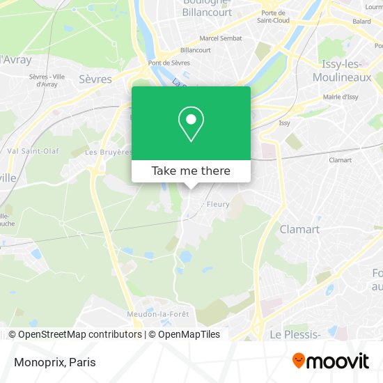 Monoprix map