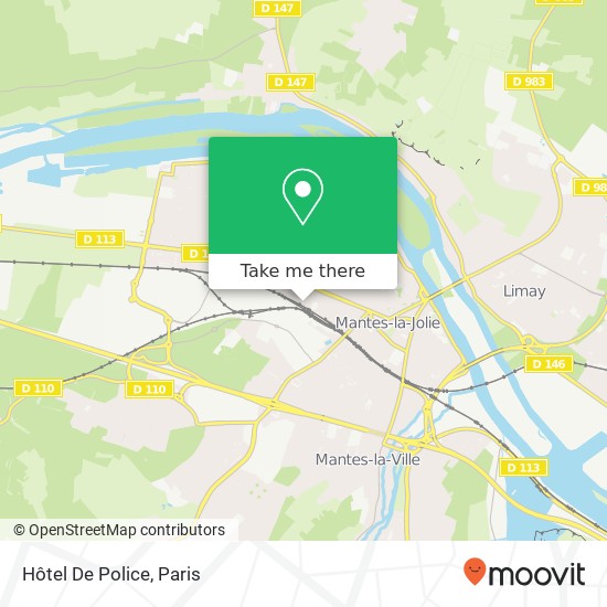 Hôtel De Police map