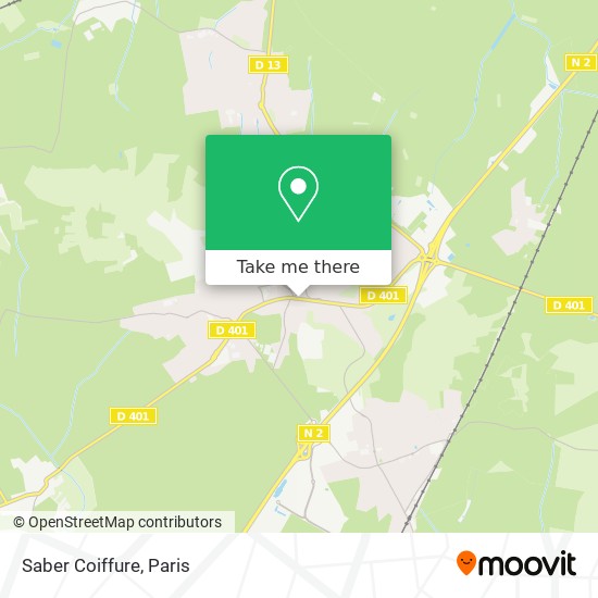 Saber Coiffure map