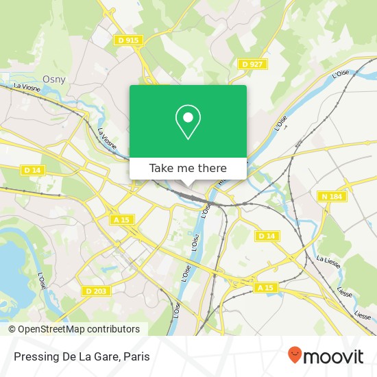 Mapa Pressing De La Gare