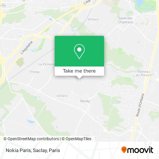 Mapa Nokia Paris, Saclay