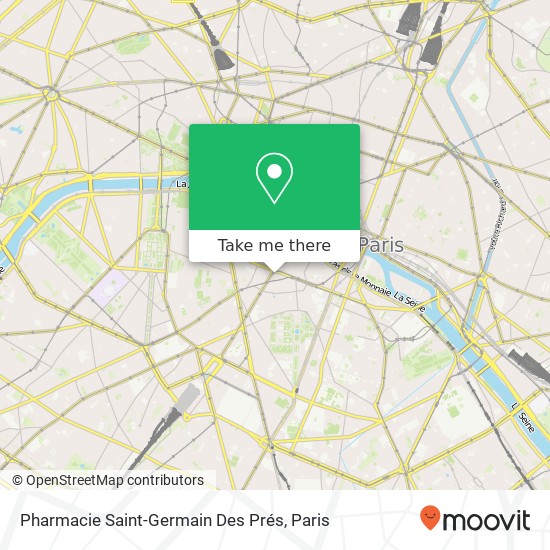 Pharmacie Saint-Germain Des Prés map