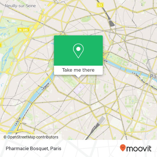 Pharmacie Bosquet map