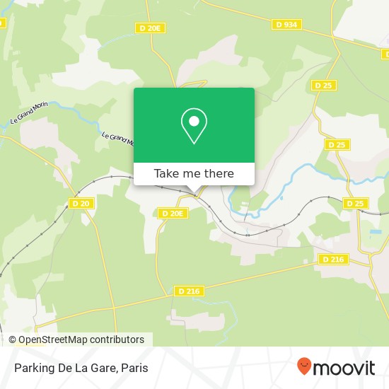 Parking De La Gare map
