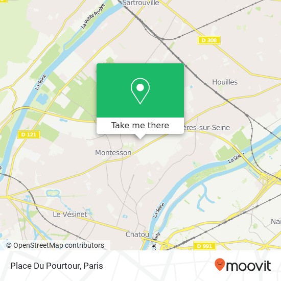 Mapa Place Du Pourtour