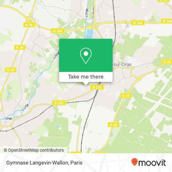 Gymnase Langevin-Wallon map