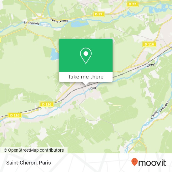 Saint-Chéron map