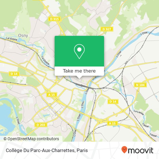 Mapa Collège Du Parc-Aux-Charrettes