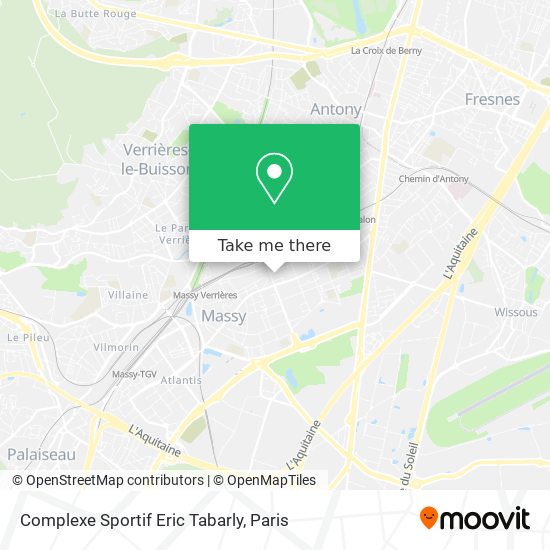 Complexe Sportif Eric Tabarly map