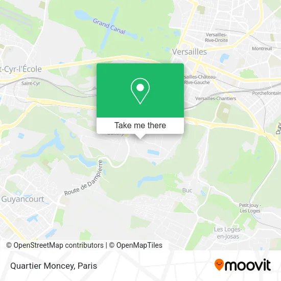 Quartier Moncey map