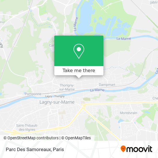 Parc Des Samoreaux map