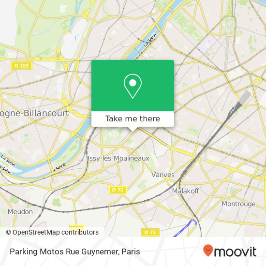Parking Motos Rue Guynemer map