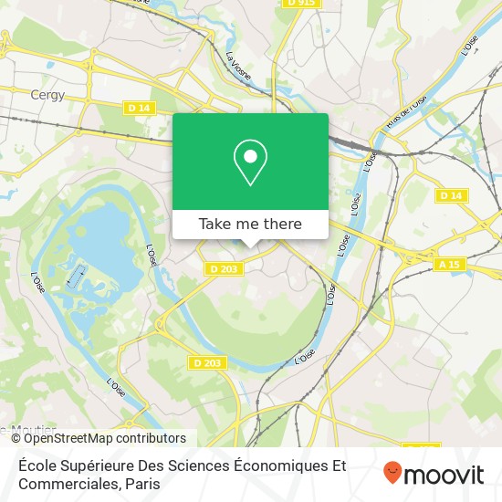 Mapa École Supérieure Des Sciences Économiques Et Commerciales