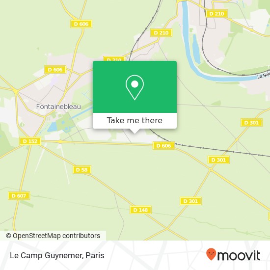 Mapa Le Camp Guynemer