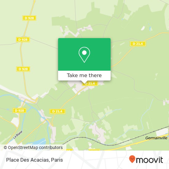 Place Des Acacias map