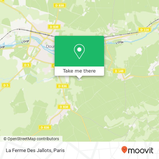 La Ferme Des Jallots map