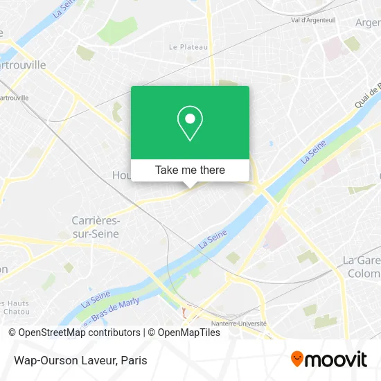 Wap-Ourson Laveur map