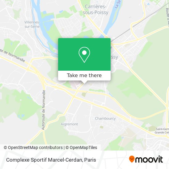 Complexe Sportif Marcel-Cerdan map